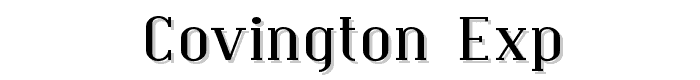 Covington Exp font